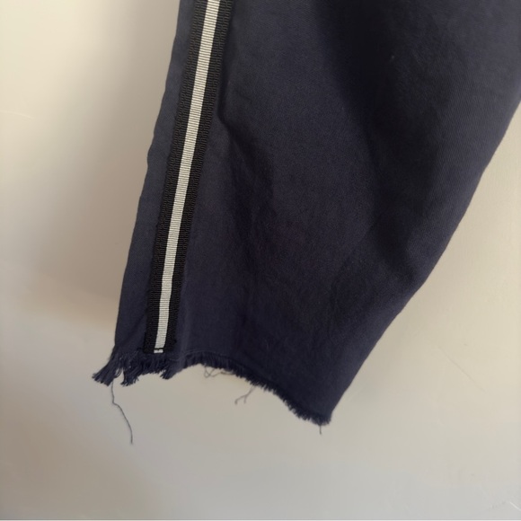 NSF Tuxedo stripe pants in blue cotton Size: 24 New With Tags - Picture 4 of 6